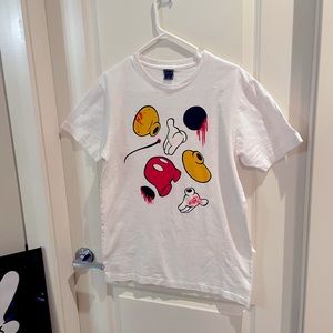 Freshjive Mickey Mouse Parts White T-Shirt Streetwear